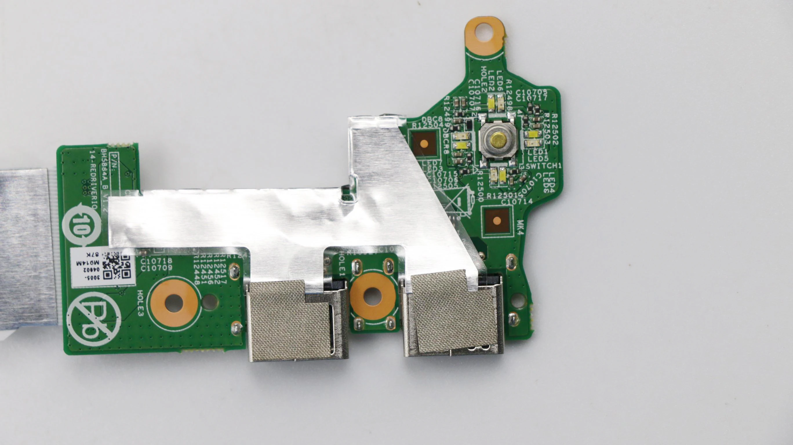 Nieuwe Usb Poort Power Knop Board + Kabel Voor Lenovo Thinkbook 14S-Iwl 5c50s24874