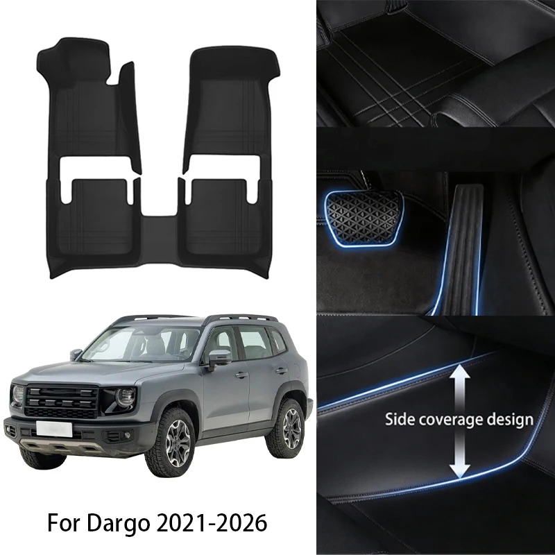 

Custom Fit PU Leather Car Floor Mat For Haval For Dargo F7 F7x H3 2009 2015 2021 2026 Luxury Full Set Auto Interior Accessories