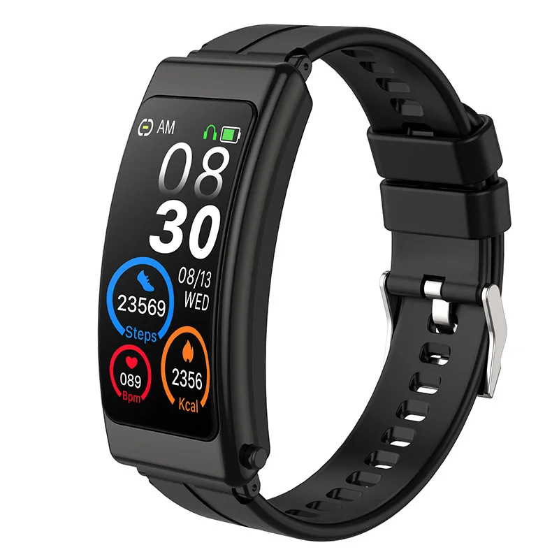 K13 Bluetooth Headset Talk Smart Band Bracelet Watch Women Heart Rate Fitness Tracker Sports Smart Watch Men Pedometer Wristband