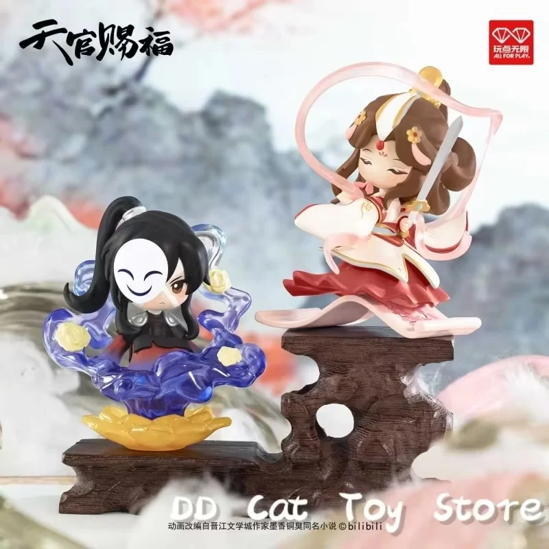 Подлинная небесно-официальная серия Blessing Danqing Fenghua, слепая коробка Kawaii Xie Lian Hua Cheng, модная игровая модель, коробка-сюрприз