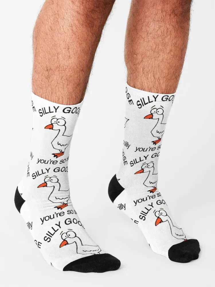 Silly goose you are calzini così sciocchi calzini a compressione da donna