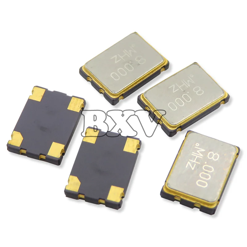 5PCS Active Crystal Oscillator 5070 SMD OSC 6Mhz 10Mhz 12Mhz 16Mhz 20Mhz 24Mhz 25Mhz 33Mhz 50Mhz 7050 5*7 New Crystal Oscillator