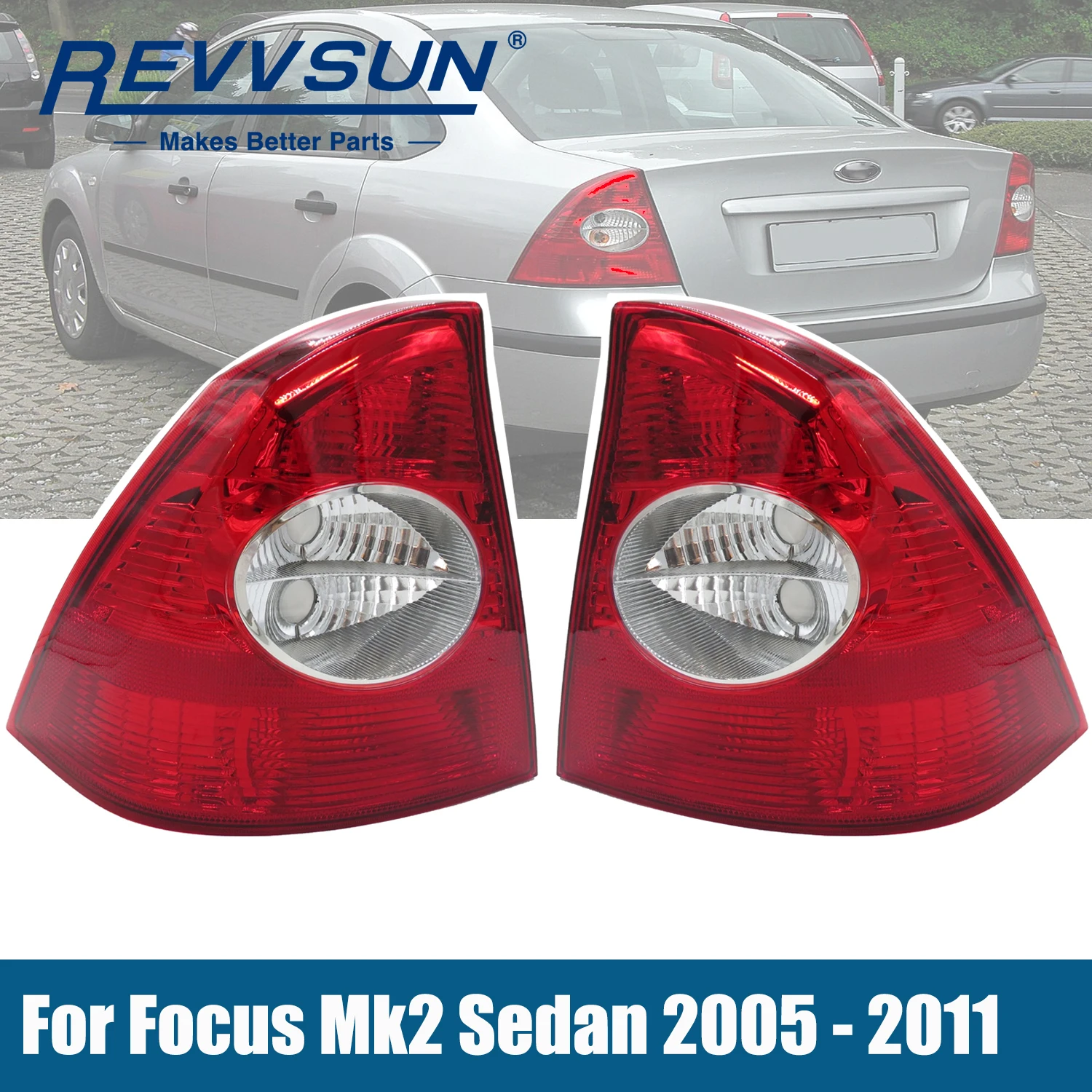 

Tail Light Lamp Light Rear Left / Right Side For Ford Focus Mk2 4-Door Sedan / Saloon 2005 - 2011 1333832 1333834 Accessories