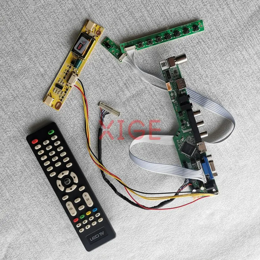 

Для LTN190W1 LTM220MT05 LM220WE1 M220Z1 комплект платы привода матричного контроллера 1680x1050 2-CCFL HDMI + VGA + AV + USB 1680*1050 LVDS 30-контактный