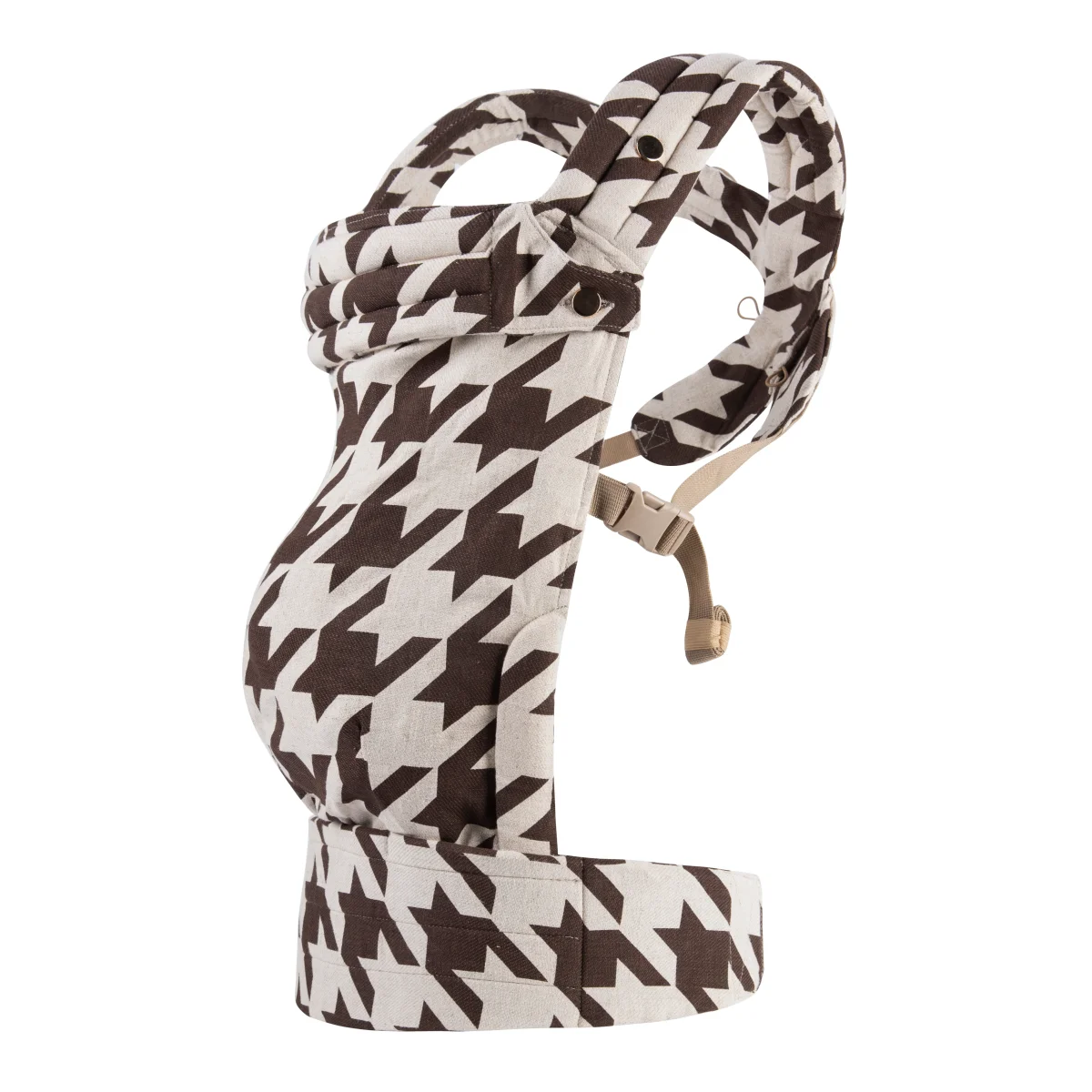 حاملة الأطفال من ألياف ممتازة 100% كتان لحديثي الولادة إلى الأطفال الصغار، مريحة وقابلة للتعديل مع دعم قطني 7-44 رطل #4