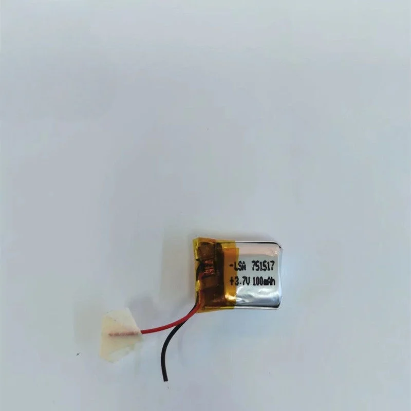 Children's Toy Smart Wearable Bluetooth Headset 3.7V 100mAh Polymer Lithium Battery Model: 751517