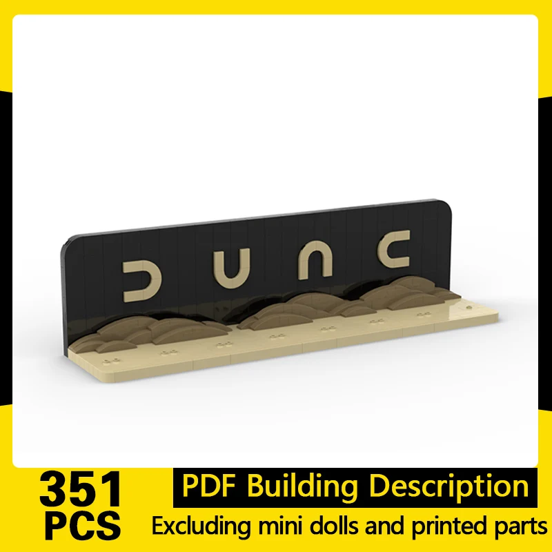 

Popular Movie Model MOC Building Bricks Desert Display Stand Modular Technology Gifts Holiday Assemble Children Toys Suit