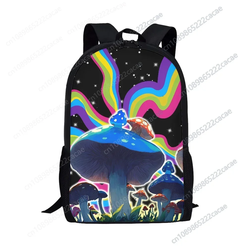 

Creative Plant Mushrooms Pattern Students Backpack for Boys and Girls Backpack Travel Package SchoolBag Mochila