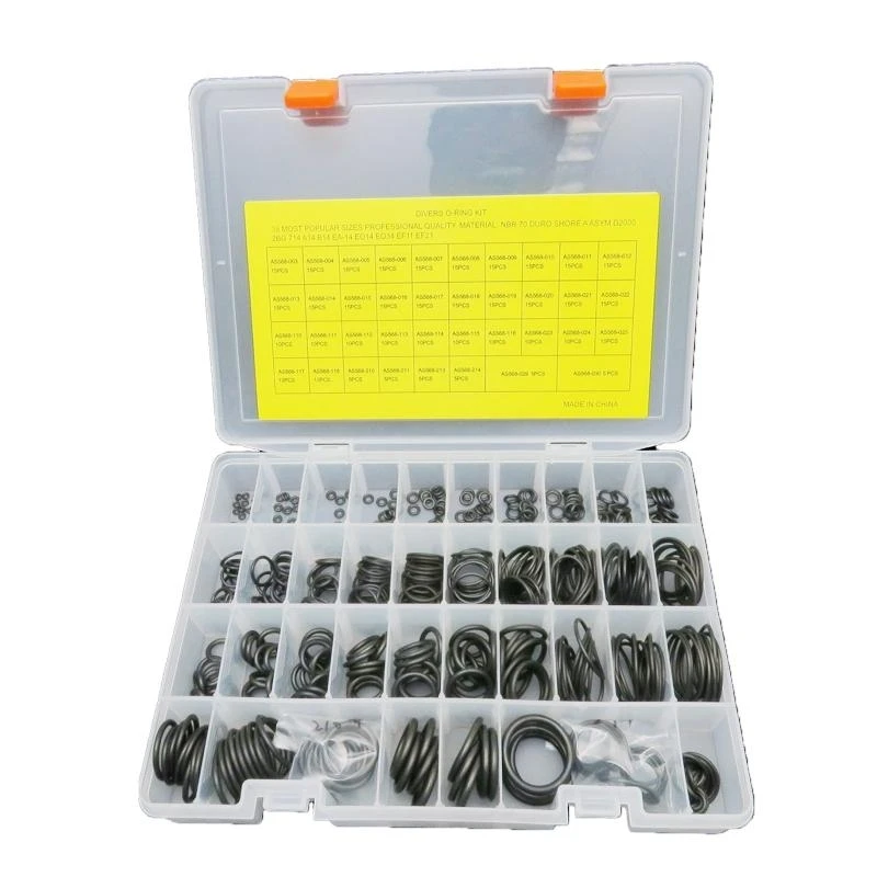 U13C 200 Pcs/450Pcs Multifunction O-Ring Seal Sleeve Ring Diving Special Thickening NBR Sealing Small Component