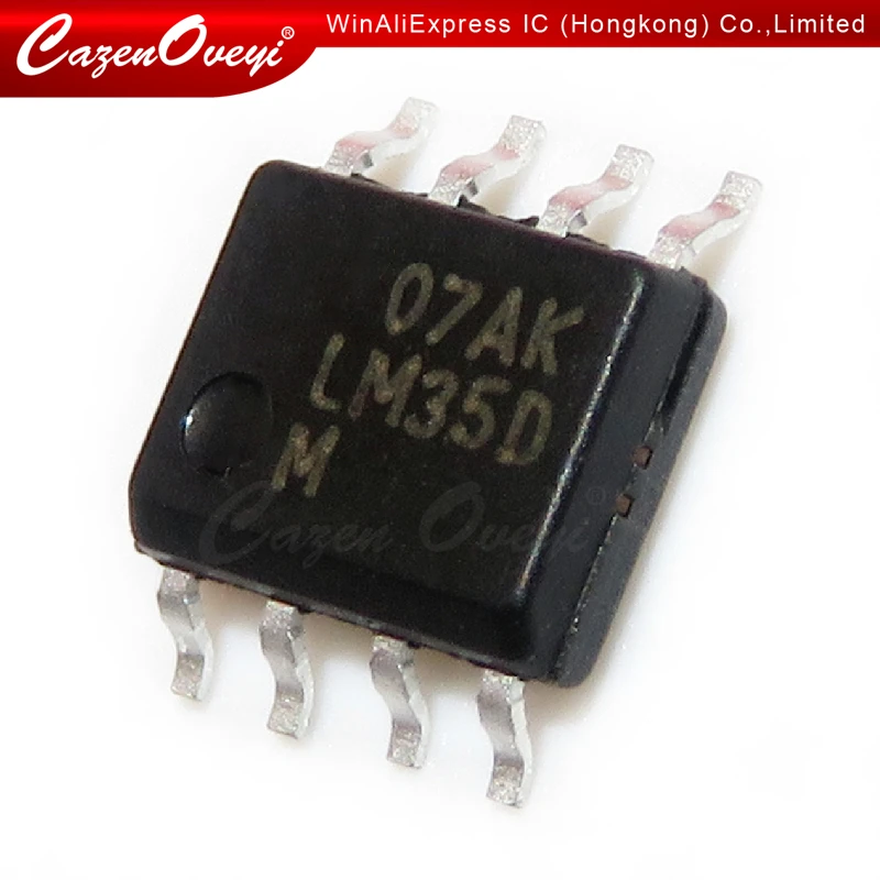 CazenOveyi 20 قطعة/الوحدة LM35DM LM35D LM35 SOP8 رقاقة استشعار درجة الحرارة مصلحة الارصاد الجوية IC في المخزون