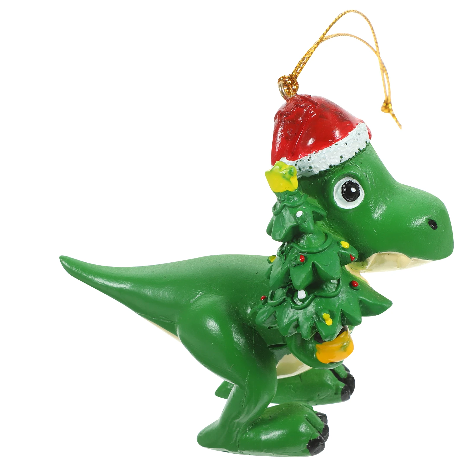 

Dinosaur Pendant Christmas nament Resin Material H made Hanging Decor Xmas Tree Gifts Home Decoration Mini Model