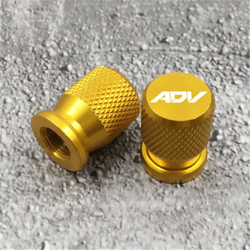 CNC Roda Pneu Válvula Stem Caps, Air Port Hermético Capas, Acessórios da motocicleta, Pneu Aro Caps, Honda ADV 150 160 350 750