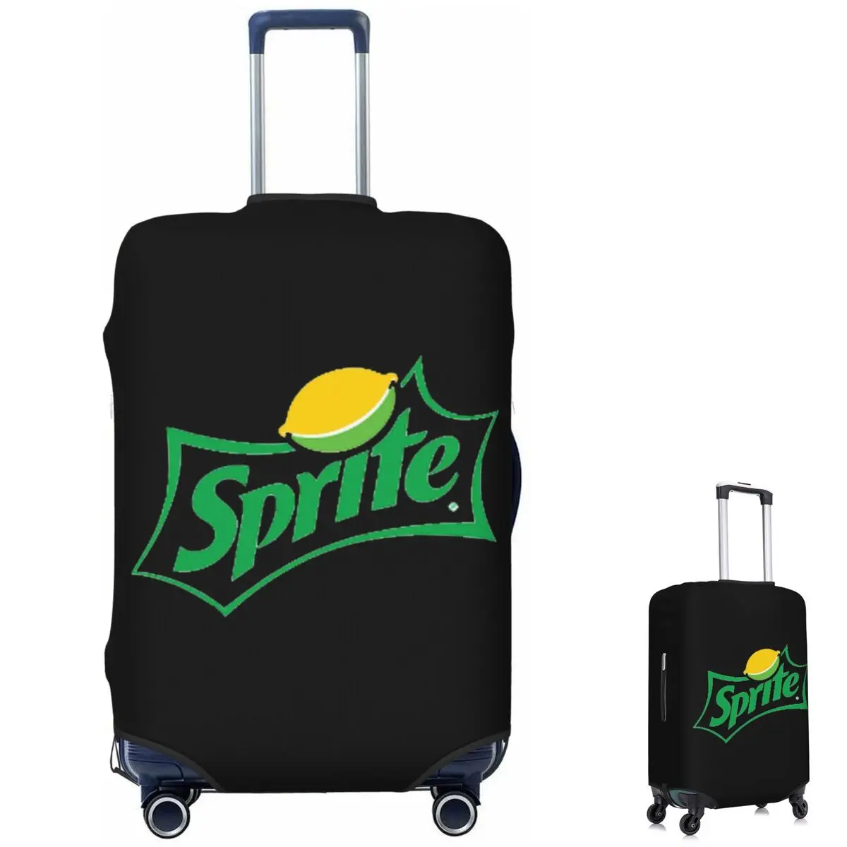 غطاء حقيبة السفر بشعار Sprite الأصلي، أغطية حماية مرنة لأمتعة السفر مقاس 18-32 بوصة