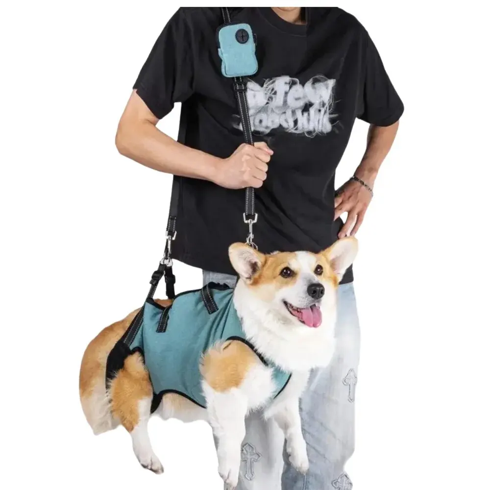 

Ремни для подъема собак, ремень для помощи при собаке, регулируемый ремень для поддержки домашних животных и реабилитационный слинг, для травм суставов, собак с ограниченными возможностями