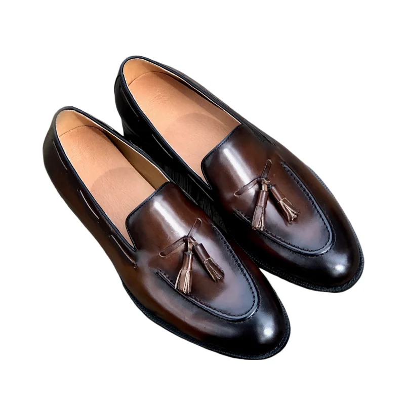 

Удобные и красивые дышащие сетчатые лоферы из натуральной кожи для комфорта мужчин AG1012