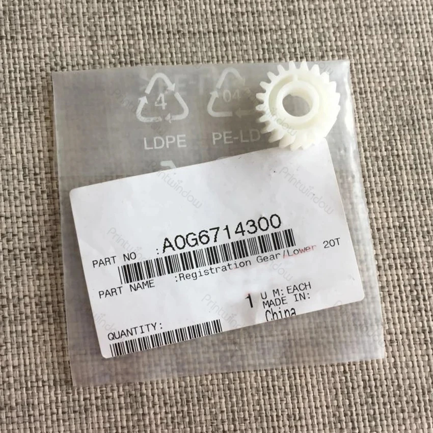 A0G6714200 A0G6714300 Registration Gear/Upper 18T /lower 20T for Konica Minolta 1200P 1200 1051 951 1250 1052 1250P