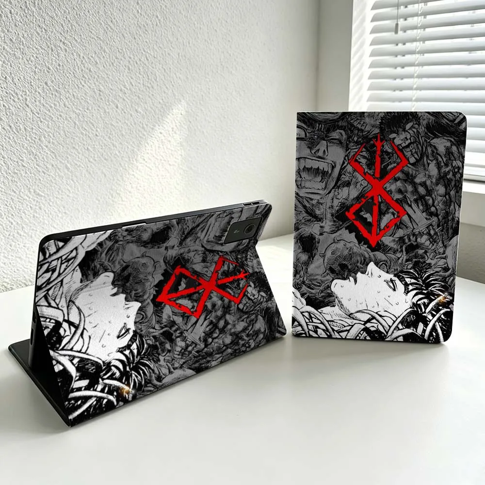 Anime B-Berserk Art Logo Cover For Lenovo Xiaoxin Lenovo Tab Pad Pro Plus K11 P12 M10 Legion Y900 Soft Inch Tablet Case