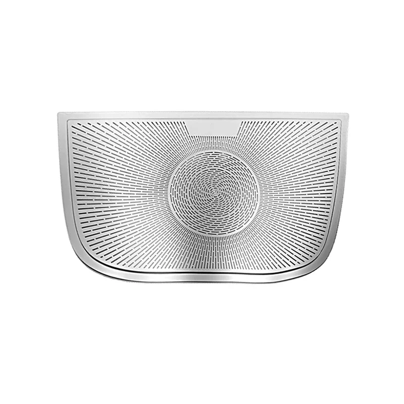 Dashboard Speaker Cover Grille Stainless Steel Decoration Trim For Mercedes Benz GLC X254 2023 Interior Car Accessories Sticker