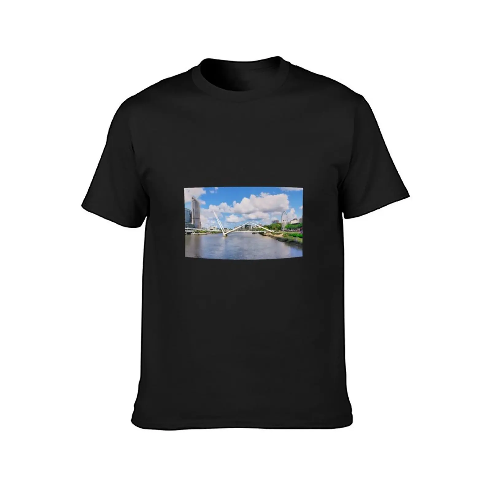 Neville Bonner Bridge over Brisbane River. T-Shirt anime clothes funnys heavyweights sports fans Men's clothing