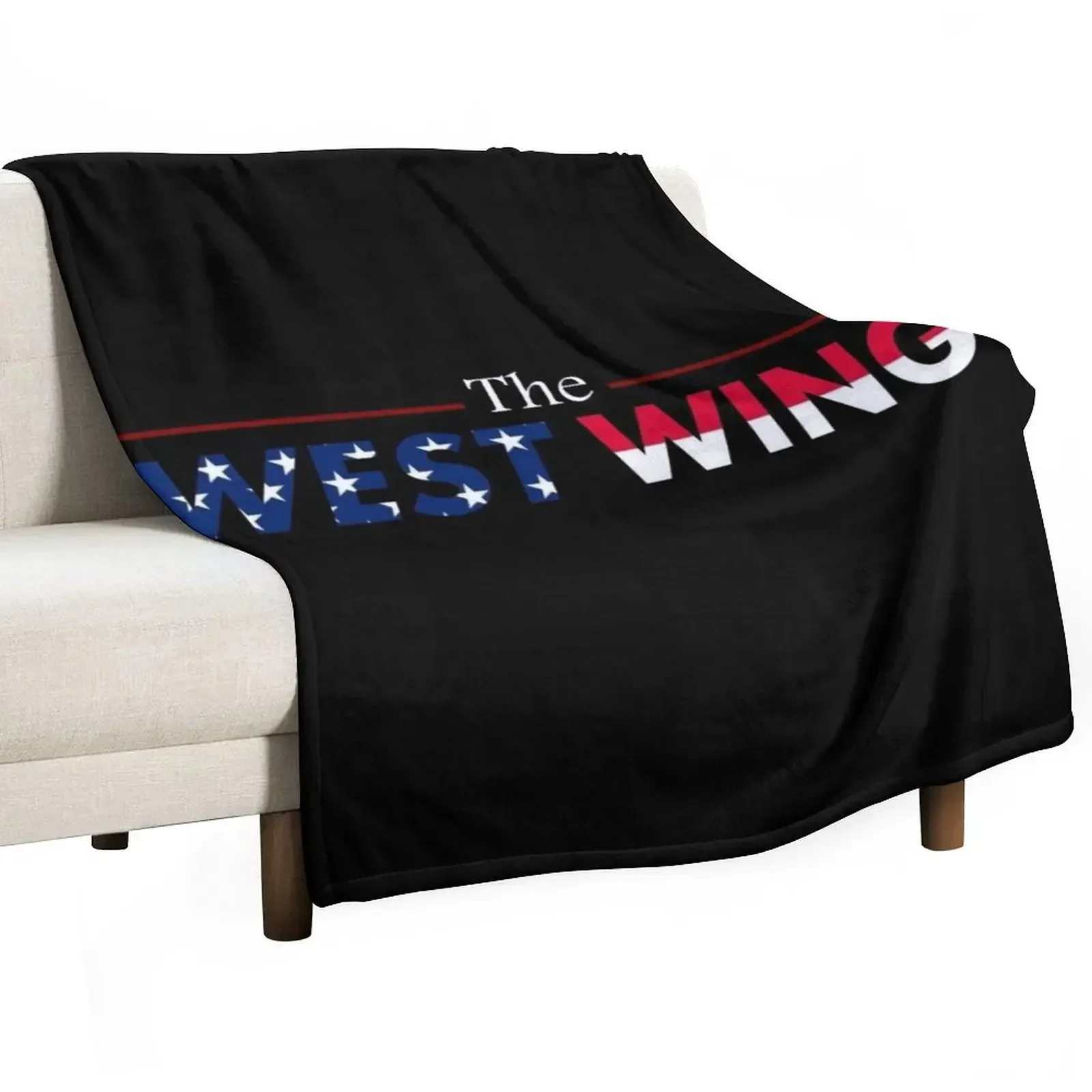 

the west wing Throw Blanket Fluffy Softs bed plaid Plush Thins Blankets