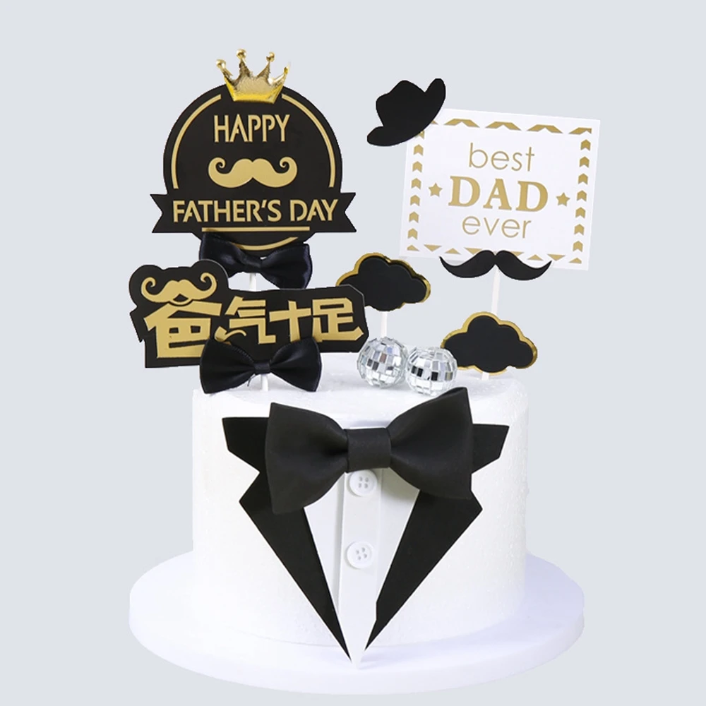 

Daddy Paper Dessert Gift Party Cake Topper Cake Decorations Father's Day Birthday