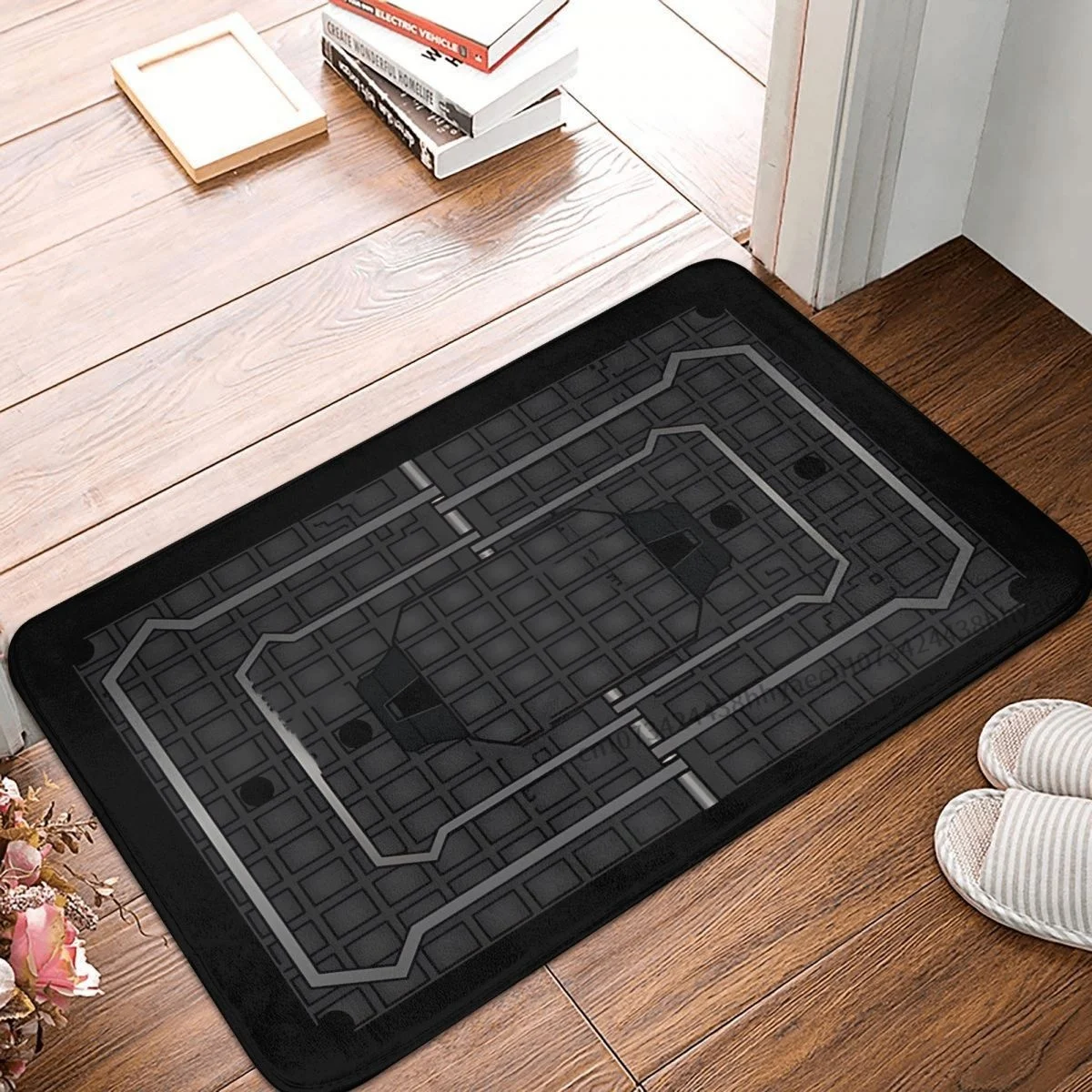 

Non-slip Doormat Living Room Mat JTF2 Bath Mat Bear Frost Trap Balcony Carpet Welcome Rug Indoor Decorative