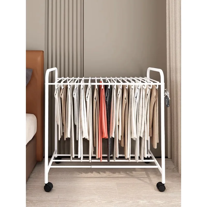 

Trouser rack, telescopic slide, home wardrobe, built-in clothing store shelf hook, multi-functional non-marking hanger storage a