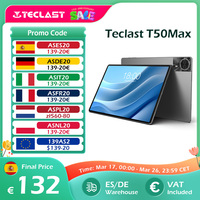 Teclast T50Max Android 14 Tablet 11 90Hz Refresh Rate Max 20GB RAM 256GB ROM Helio G99 CPU 8000mAh 18W Fast Charging 4G LTE GPS