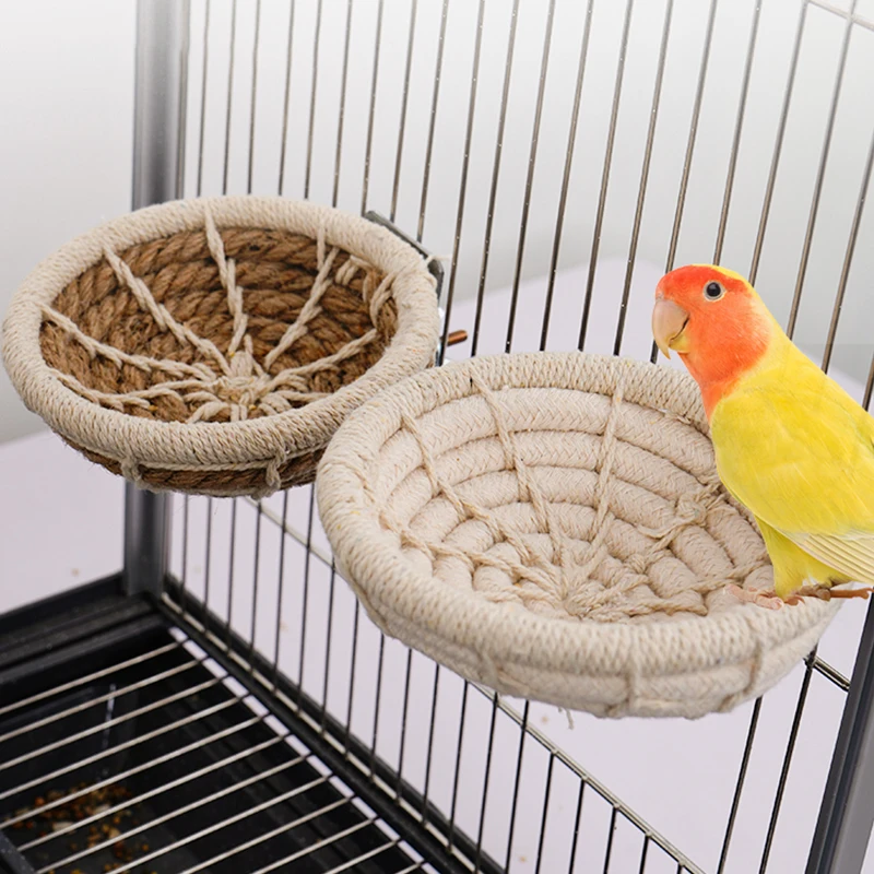 

Parrot Bird Hanging Bed Swing Toys Phoenix Rest And Play Hammock Bird Hanging Bed With Mat Parrot Sleeping Nest Cage