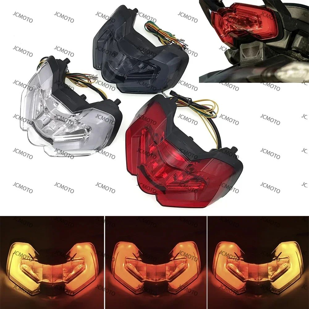 

Motorcycle LED For DUCATI Multistrada V4S V4 S 1100 950 2021 2022 2023 Tail Brake Light Turn Signal Integrated Lamp Taillight