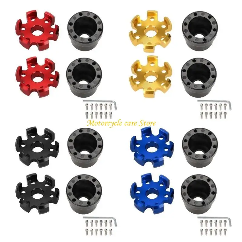 U75F 2pcs Wheel Crash Protector Motorcycle Frame Slider Culted Scooters Accessori