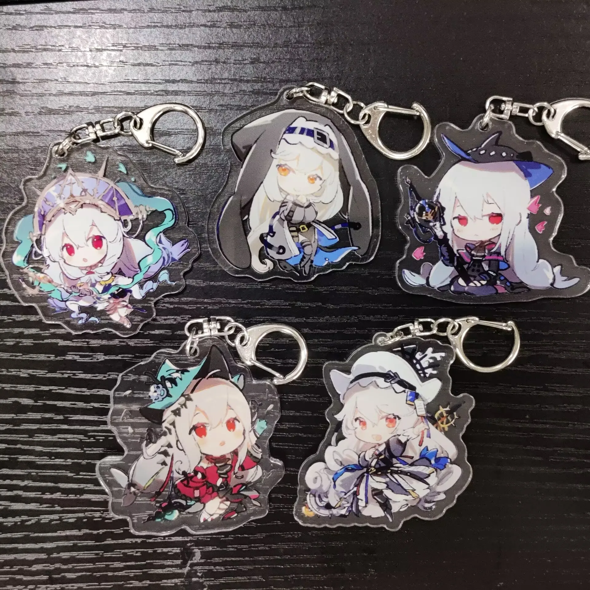 Hot Game Arknights Anime Figures Specter Skadi Irene Cosplay Acrylic Keychains Cute Backpack Decor Pendant Accessories Fans Gift