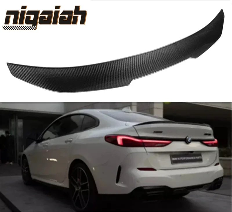 

For BMW 2 Series F44 Spoiler Dry Carbon Fiber Rear Trunk Spoiler Black PSM Style For BMW F44 2 Series 4 Door 2020+
