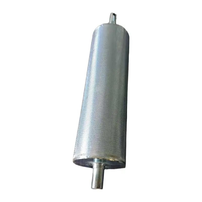 OEM Carbon Steel SUS Stainless Steel Rubber Coat PU Surface Industrial Roller Use on Conveyor Lines textile printing packaging
