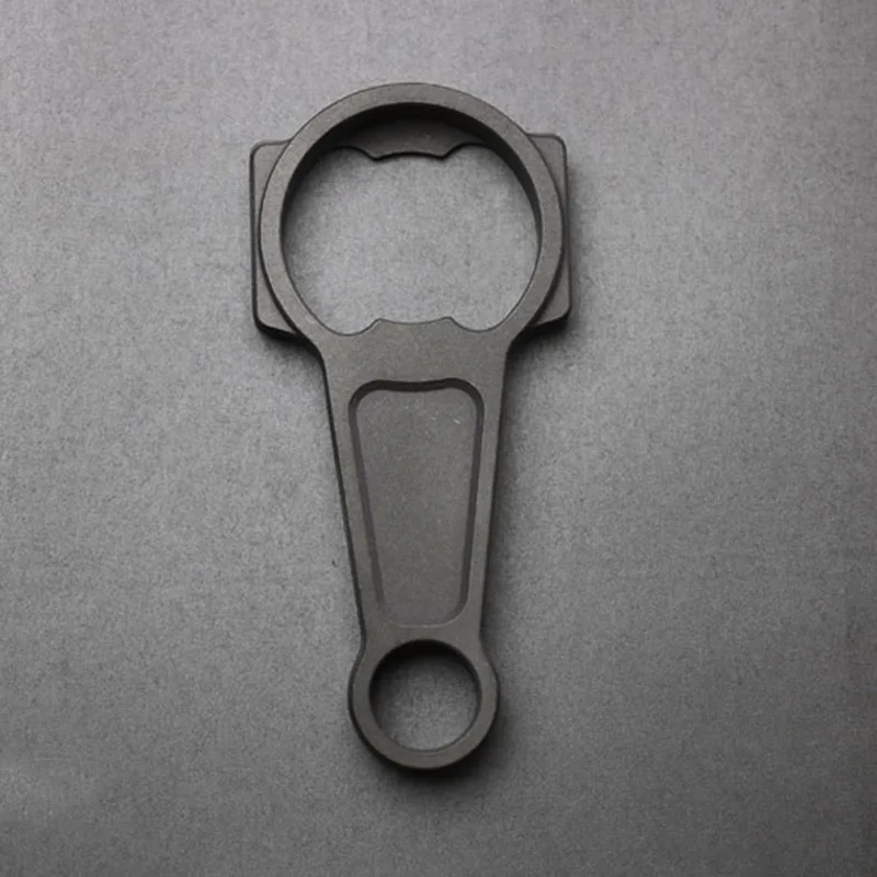 

TC4 Titanium Alloy Bottle Opener Key Chain Pendant Outdoor Tool Accessories