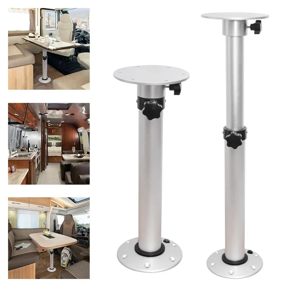 

475-760mm Telescopic Adjustable Table Legs For RV Marine Caravan Motorhomee Boat Telescopic Adjustable Table Leg RV Part