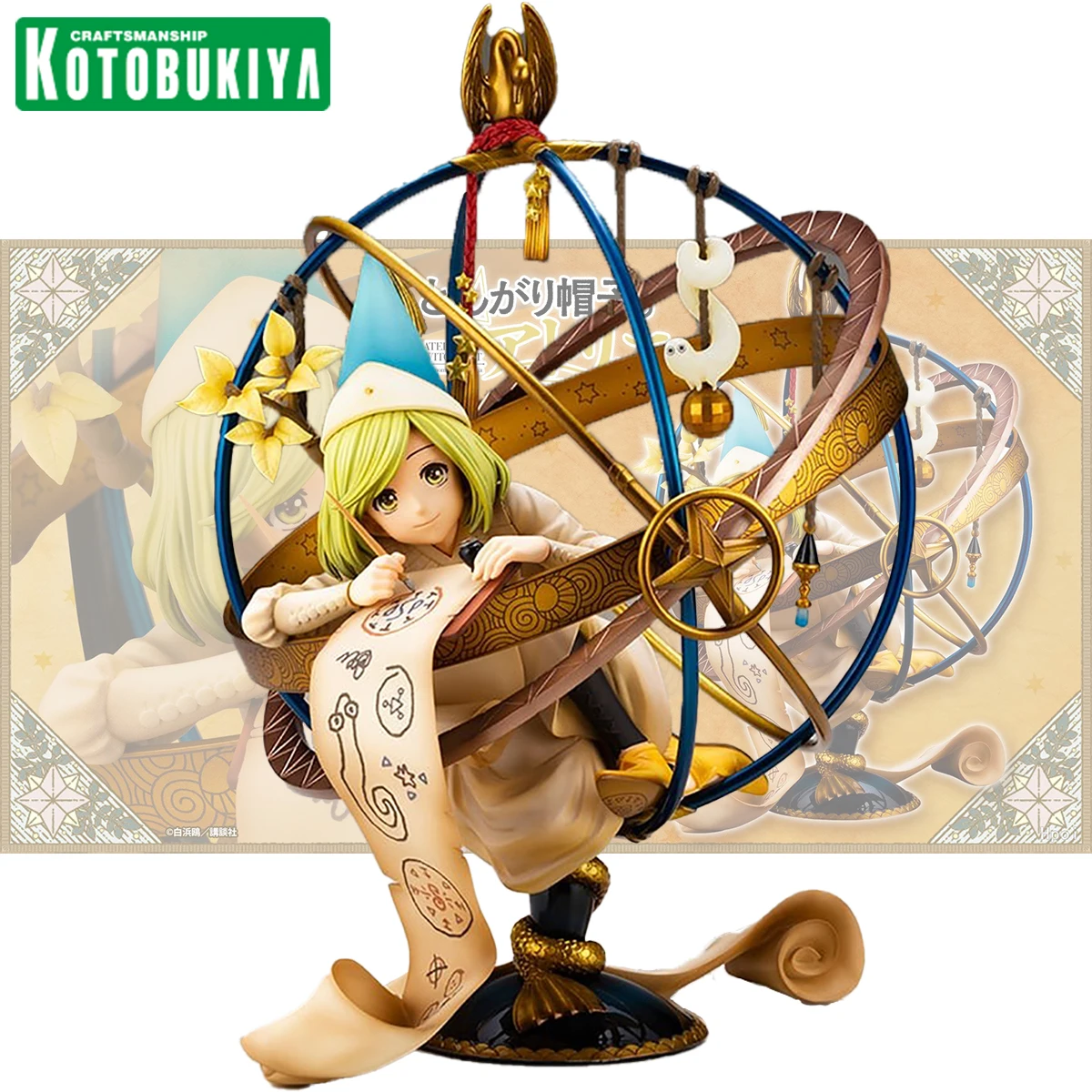 

В наличии оригинальная Kotobukiya предварительно окрашенная Tongari Boushi No Atelier Coco Fudemushi аниме фигурка модель украшения коллекция серия