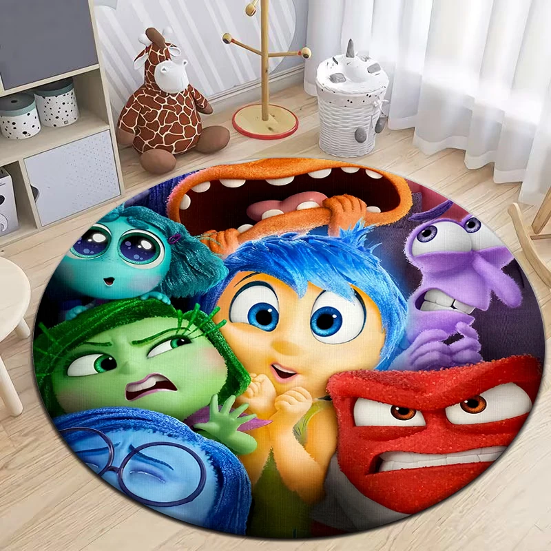 Inside Out  Round Carpet,Used for bedroom,Living Room,Picnic,door mat,Outdoor carpet,room decoracion,area rug,floor mats,home