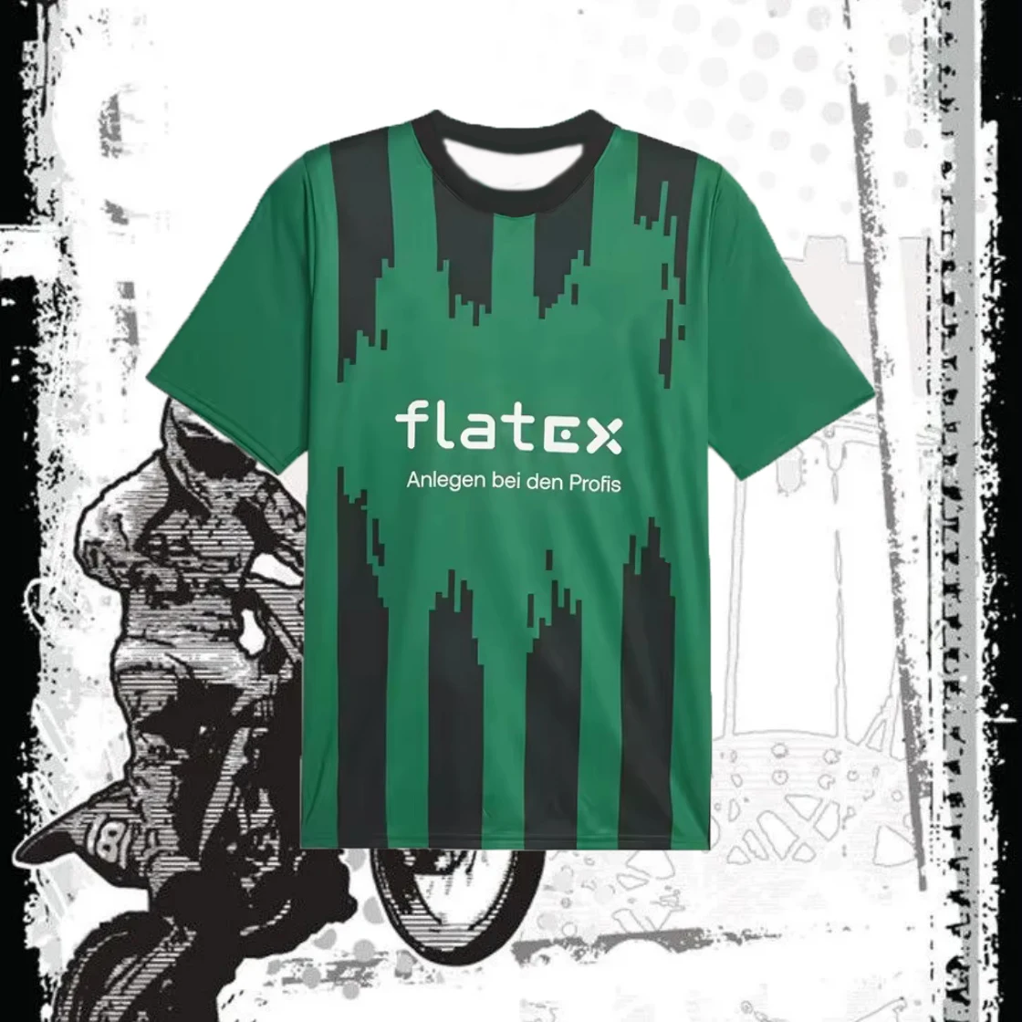 

Men's And Women's Motorcycle Cycling Short Sleeve Summer Polyester Fabric Breathable Quick Drying Printed Round Neck T-shirt