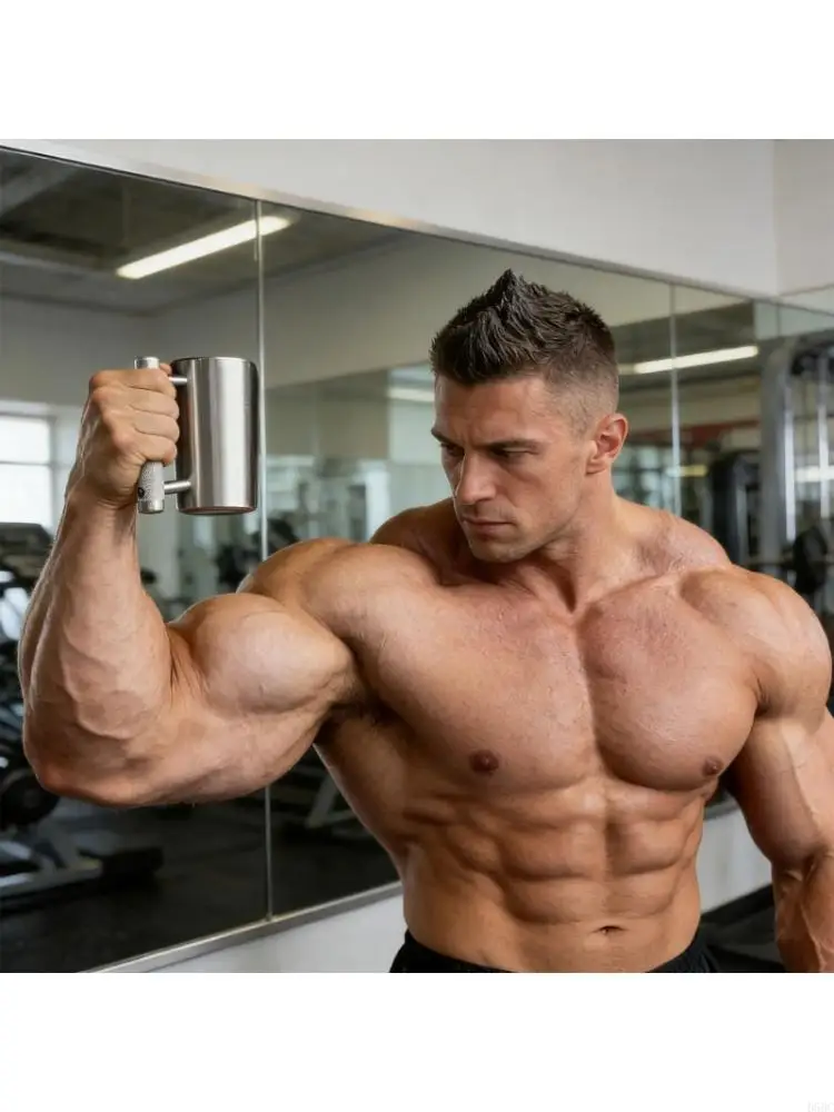  Dumbbell Design 100ml 304Stainless Steel Water Bottle with Double Insulation