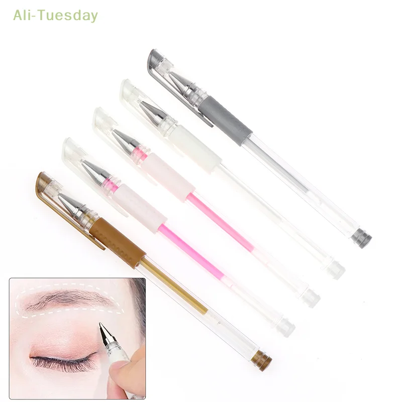 1PC Brow Pen Skin Pen Waterproof sopracciglio Lip Tattoo Gel Marker Pen per Microblading sopracciglio Lip Scribe PMU Tool