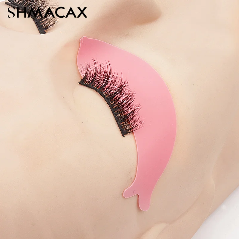 Coussinets réutilisables en silicone pour les yeux, extension de cils, patchs en hydrogel, outils de maquillage, 1 paire