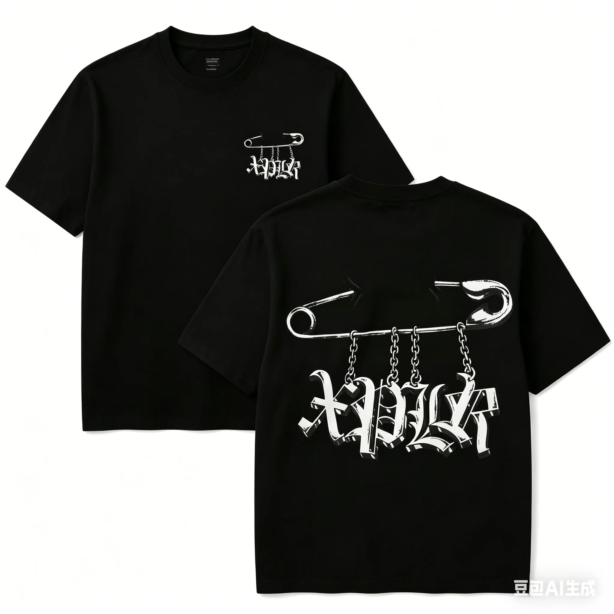 

XPLR Sam and Colby Punk Pin T-Shirt - A Versatile Short-sleeved Sports Shirt for Both Men and Women, Suitable for Casual Wear.