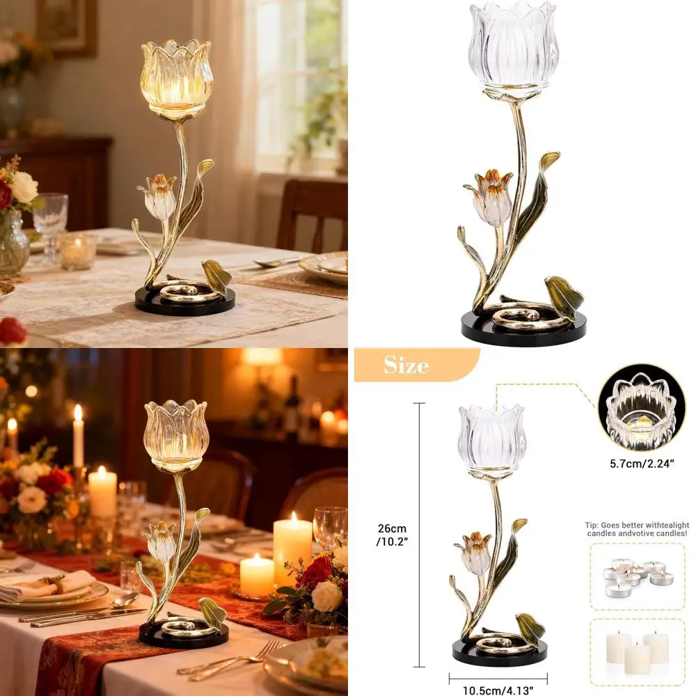 

Элегантный позолоченный подсвечник из цинкового сплава с кристаллами, вдохновленный французским стилем, для свадеб и домашнего декора