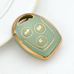 For Ford Mondeo Focus Fusion Fiesta Galaxy Transit 2008 2006 2007 TPU 3 Buttons Case Case of Car Cover Shield Accessories 8 Main Sales Ford Key Cover - №4