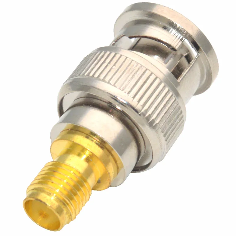 1pc bnc männlich zu sma weiblich adapter rf koax koaxial stecker sma/BNC-KJ SMA-K/BNC-J walkie-talkie antenne anschlüsse – Detail 5