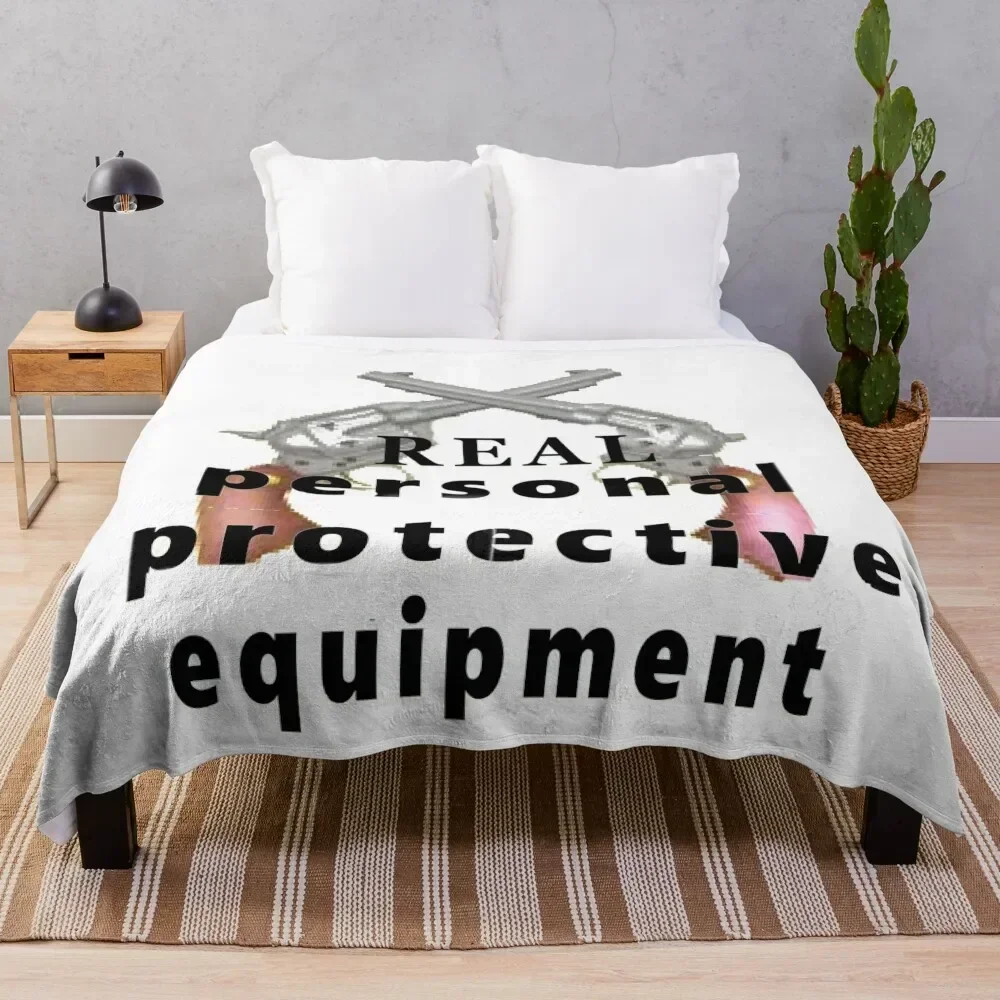 

personal protective equipment Throw Blanket Sofa Throw Custom Softest Multi-Purpose Blankets