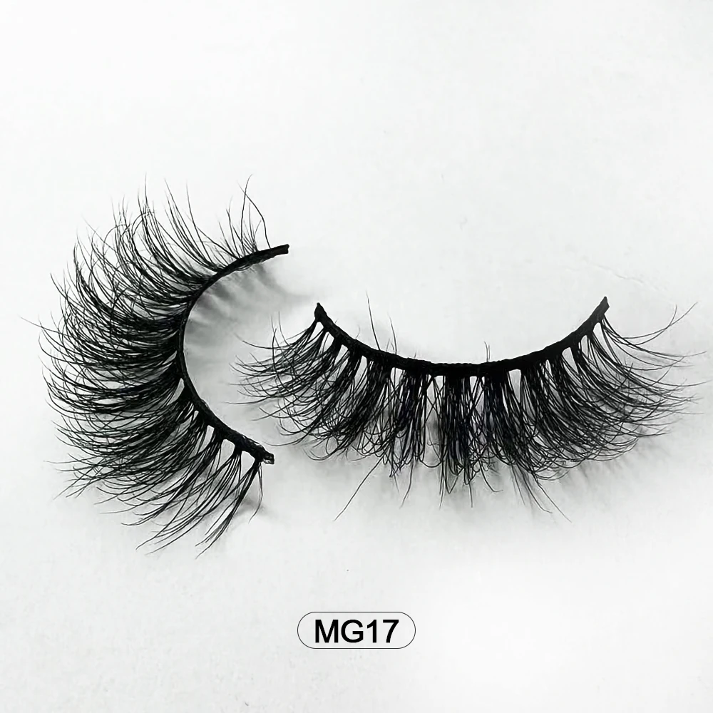 Dropshipping Wholesale Natural Wispy Individual Fluffy 3d Mink False Lashes Makeup Fake Eyelashes Make-up For Women