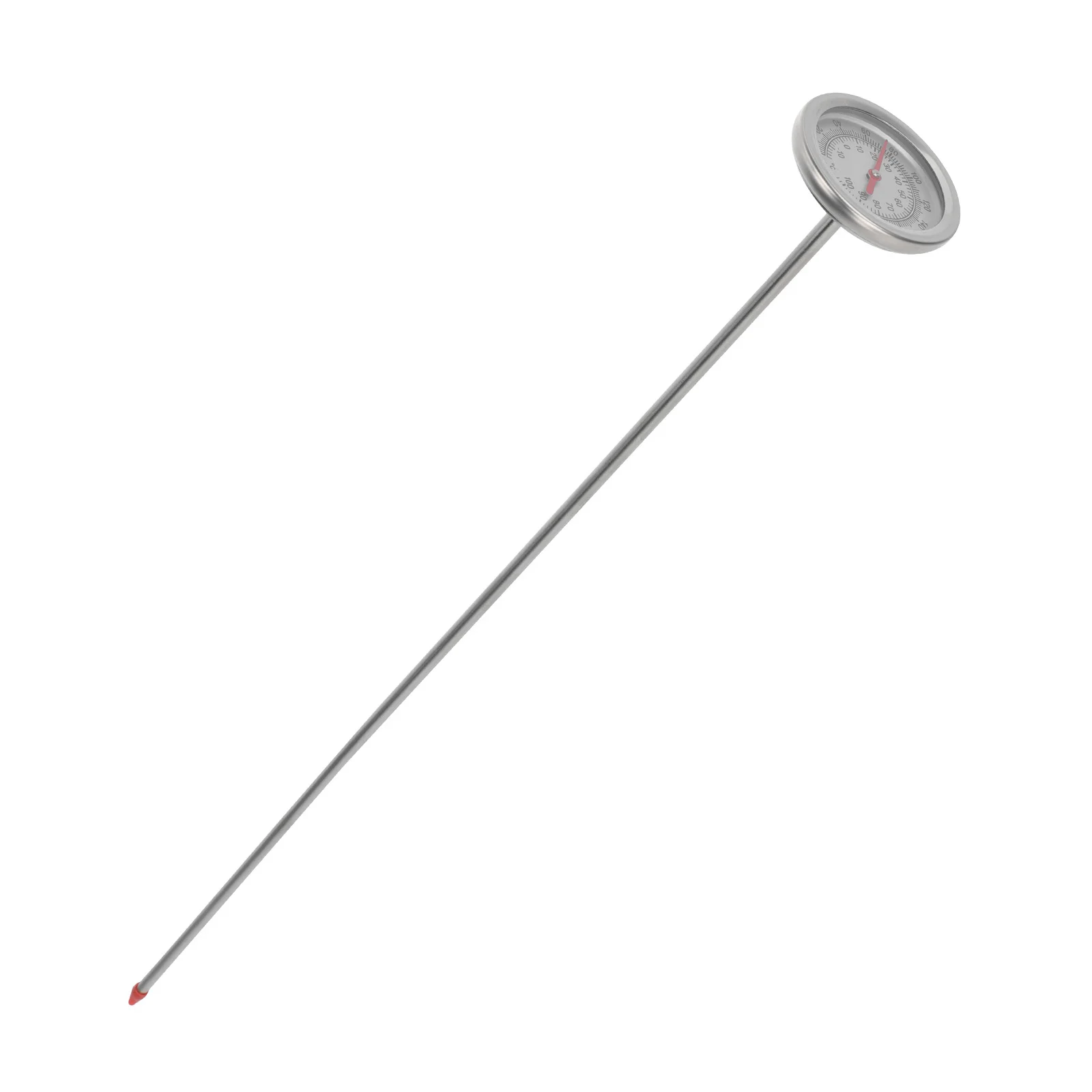 

Stainless Steel Soil Temperature Gauge Long Stem for Fast Precise Reading in Garden Compost Planting Measuring Instrument