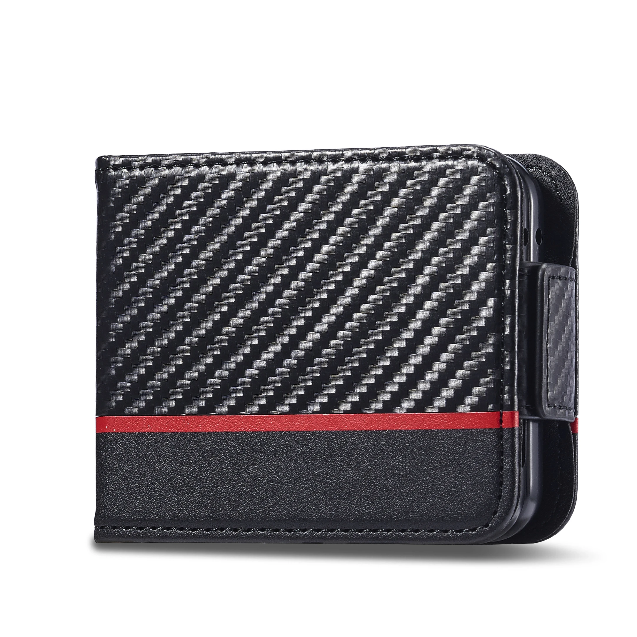 

Чехол-держатель для карт из углеродного волокна для Samsung Galaxy Z Flip 4 3 Flip4 5 5G Flip3 zflip4, чехол с подставкой без отпечатков пальцев, Fundas